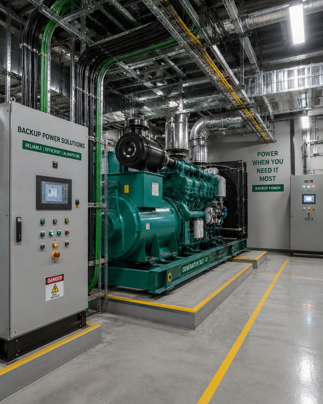 Industrial Backup Power Generators